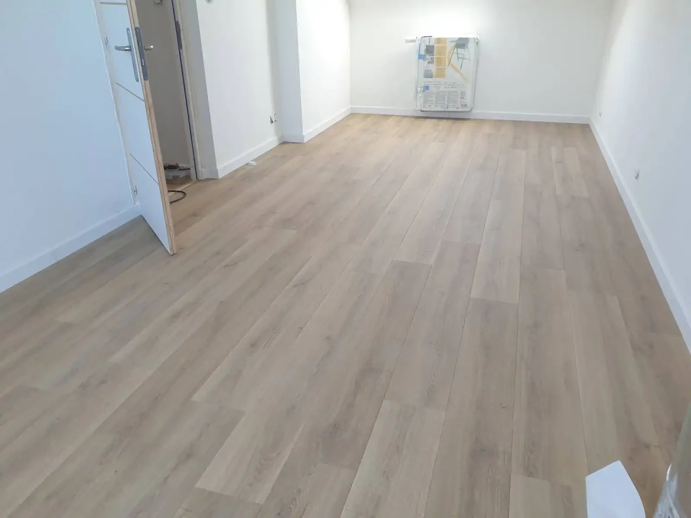 Pose d'un parquet flottant 