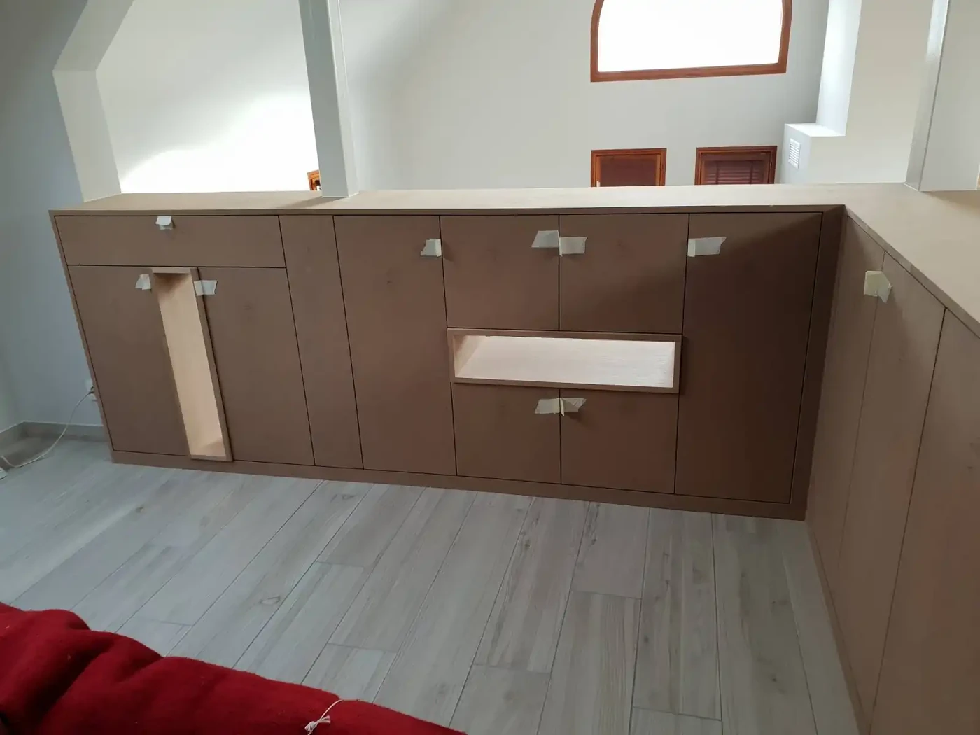Réalisation d'un Meuble d'angle 